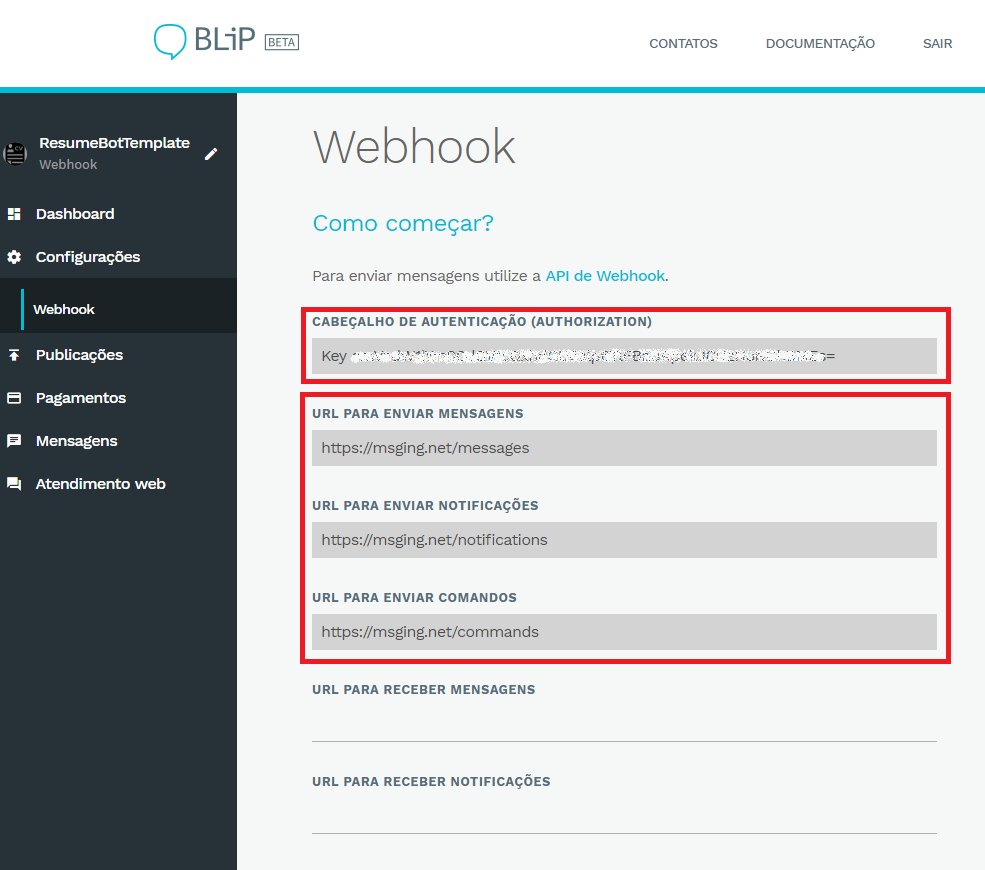 Dashboard Blip.ai